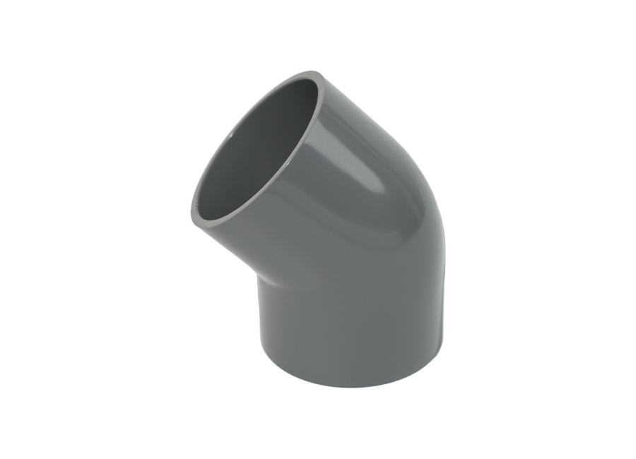 PVC 45 graders albue